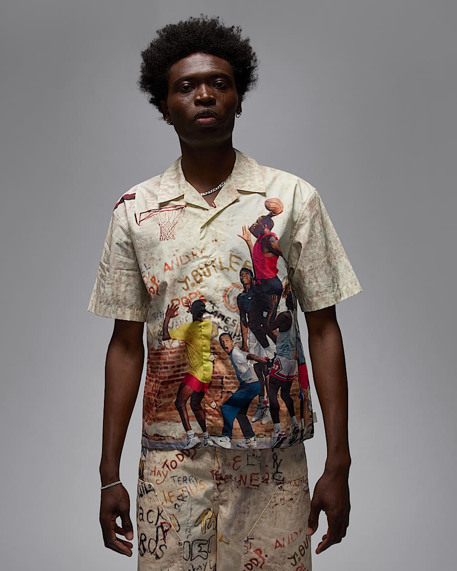 Air Jordan Men's Camp Shirt. Nike JP